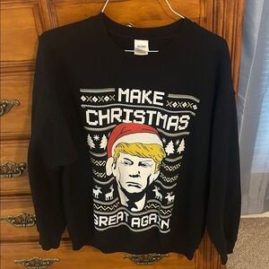 Gildan Black Make Christmas Great Again Sweater